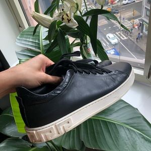 Mens VERSACE leather sneakers